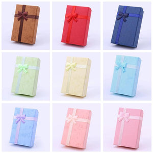 10pcs Jewelry Organizer Box Necklace Ring Earring Travel Accessories Packaging