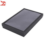 Sponge Ring Earring Jewelry Storage Display Box with Lid