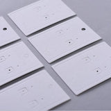 50pcs 500gsm Eco-friendly Jewelry Earring Display Card Tags
