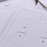50pcs 500gsm Eco-friendly Jewelry Earring Display Card Tags