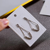 50pcs 500gsm Eco-friendly Jewelry Earring Display Card Tags
