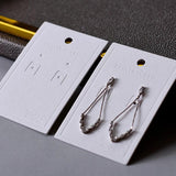 50pcs 500gsm Eco-friendly Jewelry Earring Display Card Tags