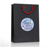 500pcs Thank You Label Stickers Holographic Silver Adhesive Business Labels