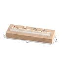 Bamboo Wooden Ring Display Tray Jewelry Counter