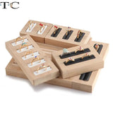 Bamboo Wooden Ring Display Tray Jewelry Counter