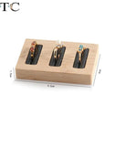 Bamboo Wooden Ring Display Tray Jewelry Counter