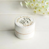 Personalized Wedding Rings Box for Ceremony