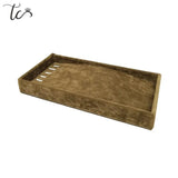 Velvet Jewelry Display Organizer Box