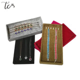 Velvet Jewelry Display Organizer Box