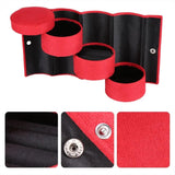 3-Layer Rotatable Flannel Jewelry Storage Box