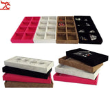 Luxury Velvet Jewelry Box for Rings, Necklaces, Earrings