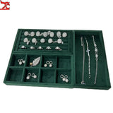 Luxury Velvet Jewelry Box for Rings, Necklaces, Earrings