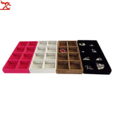 Luxury Velvet Jewelry Box for Rings, Necklaces, Earrings