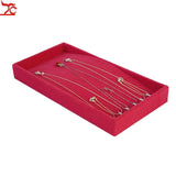 Luxury Velvet Jewelry Box for Rings, Necklaces, Earrings