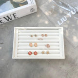 Velvet Earring Ring Tray Organizer Holder Case Box