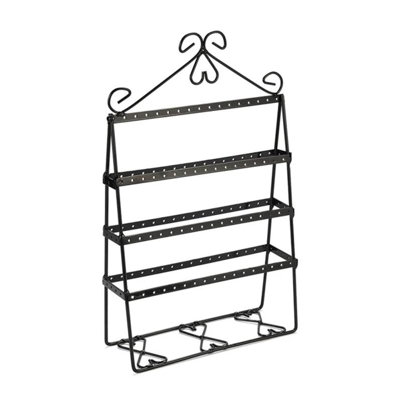 4 Layer Earring Holder Stand Jewelry Display Metal