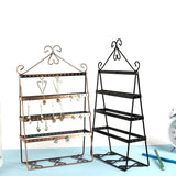 4 Layer Earring Holder Stand Jewelry Display Metal