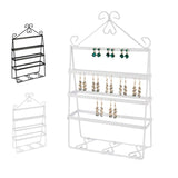 4 Layer Earring Holder Stand Jewelry Display Metal