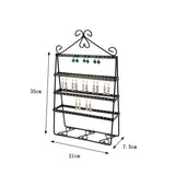 4 Layer Earring Holder Stand Jewelry Display Metal