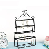 4 Layer Earring Holder Stand Jewelry Display Metal