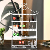4 Layer Earring Holder Stand Jewelry Display Metal