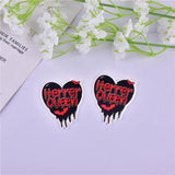 10pcs Halloween Skull Charms, DIY Jewelry Accessory for Keychain Earring Making