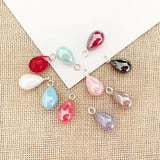 10 Pcs Mixed Color ABS Pearl Charms Pendant for DIY Earrings