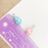 10 Pcs Mixed Color ABS Pearl Charms Pendant for DIY Earrings