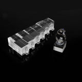 7Pcs Finger Ring Display Stand Holder Home Jewelry Shop Different Height