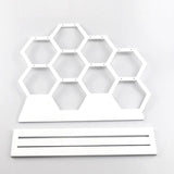 Natural Wood Earring Display Stand Holds 9 Earrings