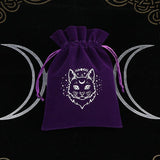 5pcs Velvet Tarot Storage Bag Drawstring Witchcraft Supplies