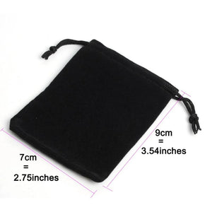Velvet Drawstring Pouch Jewelry Bag for Holidays and Gifts