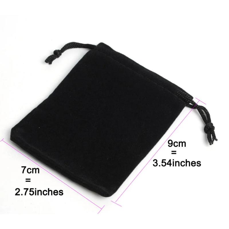 Velvet Drawstring Pouch Jewelry Bag for Holidays and Gifts