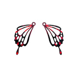 10pcs Multicolor Butterfly Wing Charm Pendant for DIY Accessories