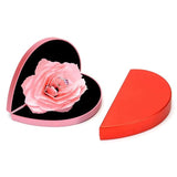 Love Heart Shape Wedding Ring Display Box Jewelry Storage