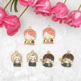 10PCS Alloy School of Magic Charm Pendant DIY Keychain Earrings Jewelry