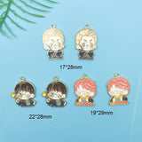 10PCS Alloy School of Magic Charm Pendant DIY Keychain Earrings Jewelry