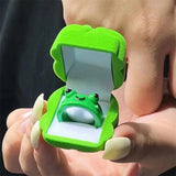Frog Ring Box Couple Engagement Wedding Birthday Gift