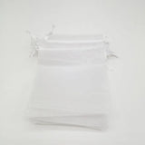 100pcs Organza Bags Drawstring Jewelry Packaging Bags 7x9 10x15 20x30cm