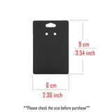 50Pcs Mixed Brown Gift Ring Keychain Cards Jewelry Display Storage Holder