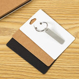 50Pcs Mixed Brown Gift Ring Keychain Cards Jewelry Display Storage Holder