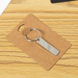 50Pcs Mixed Brown Gift Ring Keychain Cards Jewelry Display Storage Holder