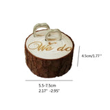 Vintage Rustic Wedding Ring Box Engagement Proposal Holder