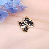 10PCS Demon Rabbit Earrings Necklace Keychain Bracelet Charm