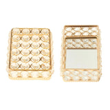 Rectangle Crystal Jewelry Box with Cover