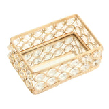 Rectangle Crystal Jewelry Box with Cover