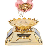 Rotating Turntable Jewelry Display Stand Holder Necklace Tray