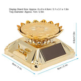 Rotating Turntable Jewelry Display Stand Holder Necklace Tray