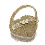 Romantic Flower Basket Ring Box Wedding Ring Storage Holder