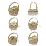 Romantic Flower Basket Ring Box Wedding Ring Storage Holder